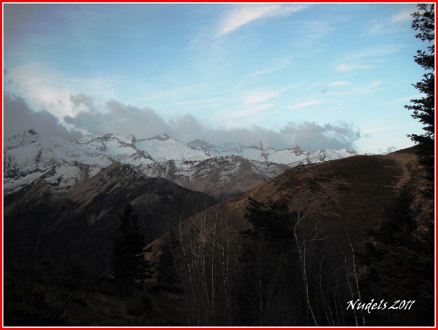 Un día en la montaña Era Entecada (2.267 m.) el 14 de diciembre de 2011.